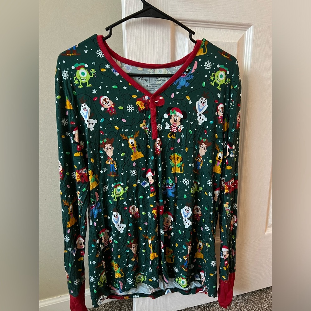 Womens Christmas little sleepies top